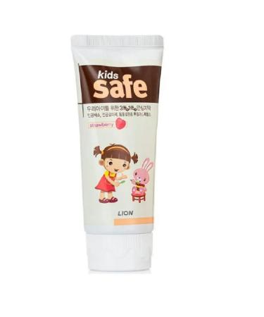 LION Pasta toothpaste for children Safe Kids with the taste of strawberries 90g
