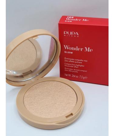 Pupa Highlighter for the face compact Wonder ME 102 Pure Gold
