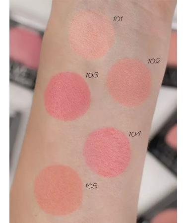 "Velvet Touch" blush for the face tone 102 (Belor Design) - Buy Online on GoSupps.com