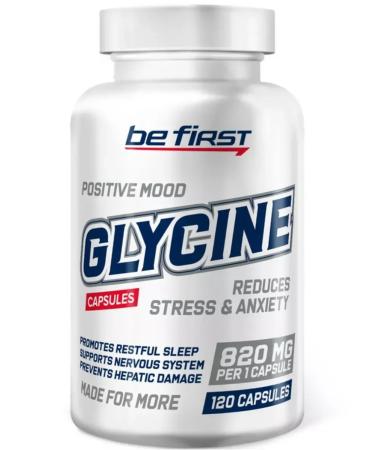 Be First Glycine 820 mg 120 capsules