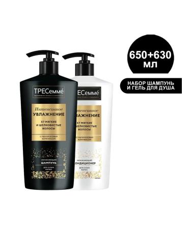 TRESemme Shampoo 650 ml + Rich Moisture air conditioner 630 ml