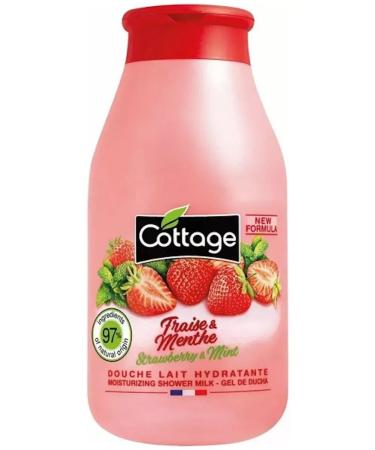 Cottage Moisturizing strawberries and mint 250 ml milk