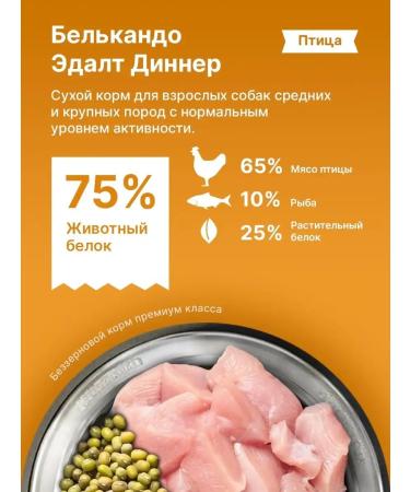 Dry food for dogs Belcando 12.5 kg - Buy Online on GoSupps.com