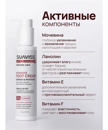 SUAVISS Facial serum and foot cream in the set - Buy Online on GoSupps.com