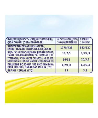 Bebi Premium Milk porridge 7 cereals 600 grams - Buy Online on GoSupps.com