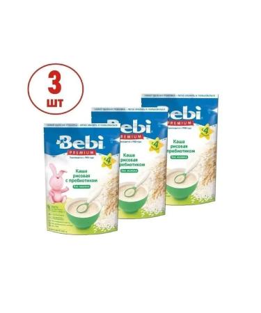 Bebi Premium Silent rice rice with prebiotics 200 grams - Buy Online on GoSupps.com