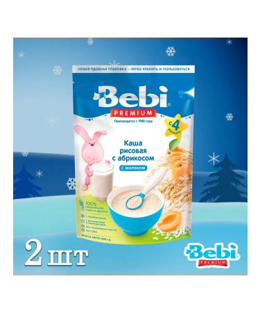 Bebi Premium Porridge rice with apricot 400 grams - Buy Online on GoSupps.com