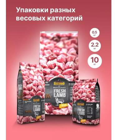 Dog food dry Belcando Mastercraft beef 10 kg - Buy Online on GoSupps.com