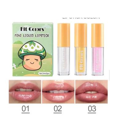 Fit Colors Set of lipstick for lip 3 in 1 green - Buy Online on GoSupps.com