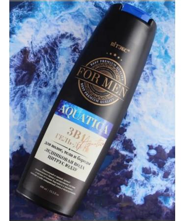 Vitex Soul Gel 3B1 for hair and body for men aquatica - Buy Online on GoSupps.com