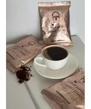 KURUKAHVECI MEHMET EFENDI Turkish coffee Mehmed Efendi ground 3 -ppch100gr - Buy Online on GoSupps.com