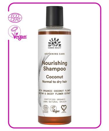 Urtekram Organic shampoo for normal hair coconut 250 ml