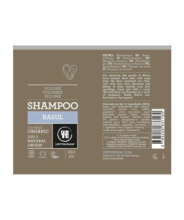 Urtekram Shampoo for oily hair with volcanic clay reason 250ml - Buy Online on GoSupps.com