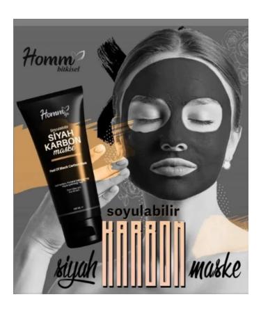 Homm life Black carbon mask 100ml - Buy Online on GoSupps.com