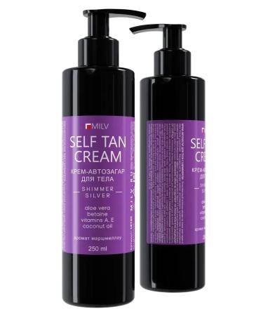 MILV Auto tanning for the body and face with the shimmer "Marshmallow" - Buy Online on GoSupps.com