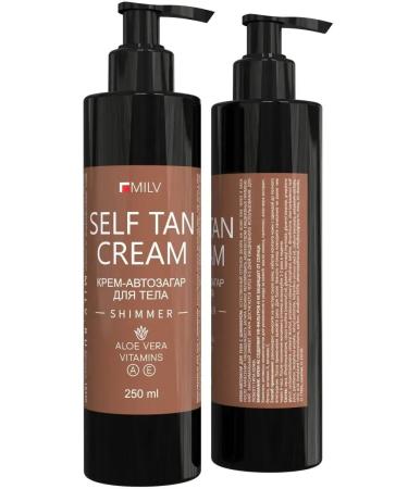 MILV Auto-tanker-cream with a shimmer 250 ml - Buy Online on GoSupps.com