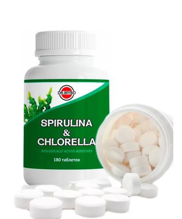 DR MYBO Spirulin and Chlorella detox for weight loss 180 tablets-2UP - Buy Online on GoSupps.com
