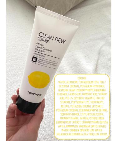 Tony Moly Foam for removing makeup with lemon - Buy Online on GoSupps.com