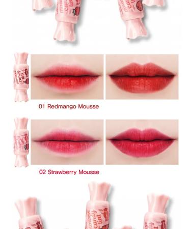 THE SAEM Tint-Muss for the lip candy 02 Strawberry - Buy Online on GoSupps.com