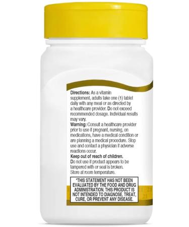 21st Century Biotin 800 MCG 110 Easy to Swallow Tablets (BIOTIN) - Buy Online on GoSupps.com