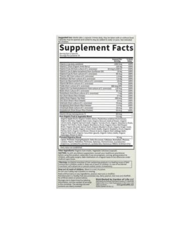 Garden of Life Vitamin Code Raw Prenatal for pregnant women 90 caps - Buy Online on GoSupps.com