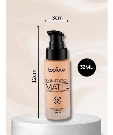 TopFace Tonal cream Skin Editor Matte tone No. 003 PT465 - Buy Online on GoSupps.com