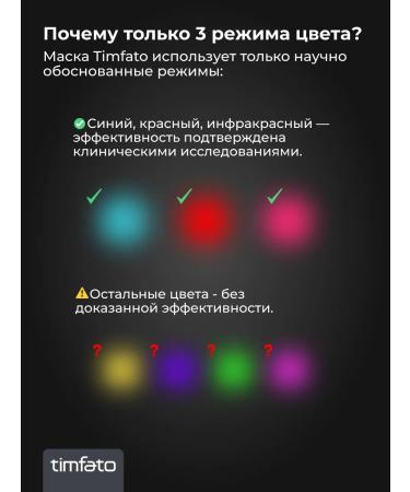 TIMFATO LED LED mask for face rejuvenation - Buy Online on GoSupps.com