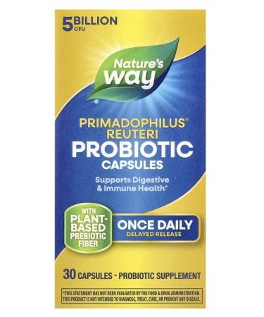 Nature's Way Primadophilus Reuteri probiotic 5 billion 30 capsules