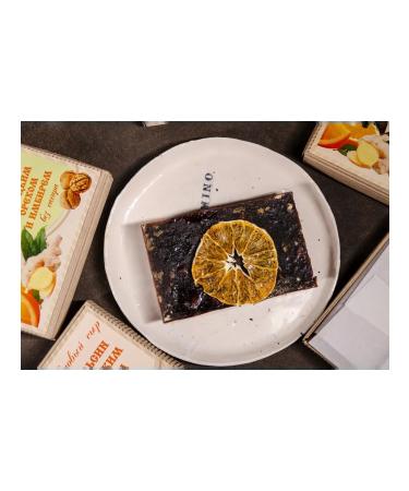 Sweets from Kolomna Fruit cheese with black currant with walnut ginger - Buy Online on GoSupps.com