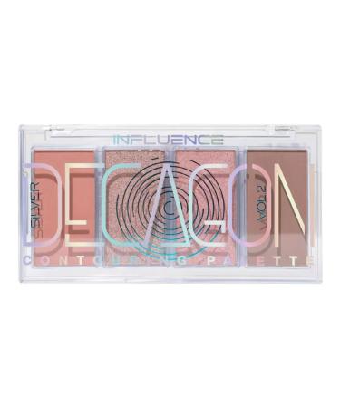 Influence Beauty Silver Decagon contouring palette tone 02 10 g