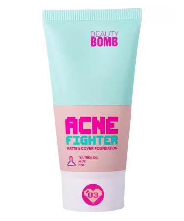 Beauty Bomb Tonal face cream Matte Cover Foundation Tone 02 25ml