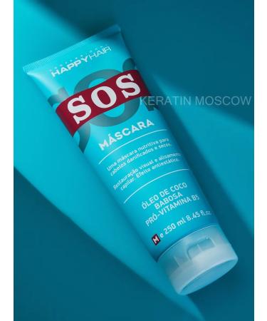 Keratin Moscow Happy Hair Sos Mask hair mask - Buy Online on GoSupps.com