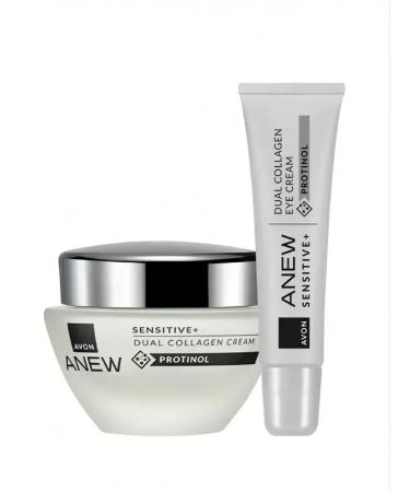 AVON Set of duet Sensitiv + collagen restoration