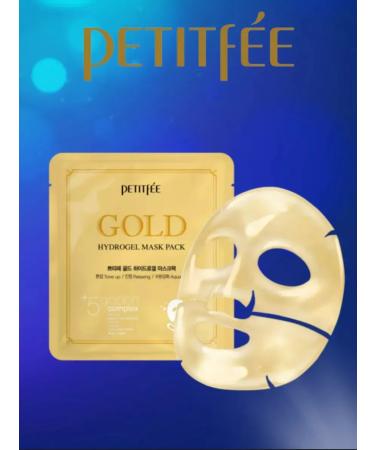 Petitfee Hydrogel face masks moisturizing with gold - Buy Online on GoSupps.com