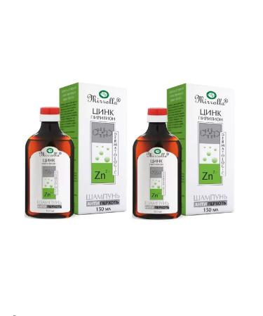 Mirrolla Shampoo against dandruff with zinc pyricon 150 - 2 pcs