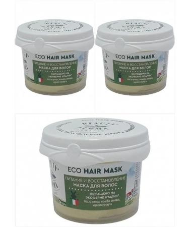 Beauty farm Hair mask power and recovery 100 ml 3 pcs