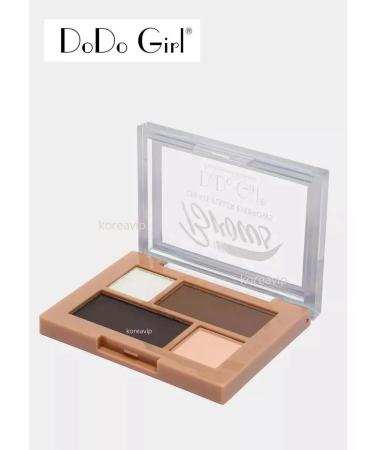 DoDo Girl Eyelet palette for eyebrows and century tone 01