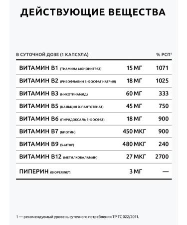 UltraBalance Complex of B vitamins Biotin for Beauty and Energy - Buy Online on GoSupps.com