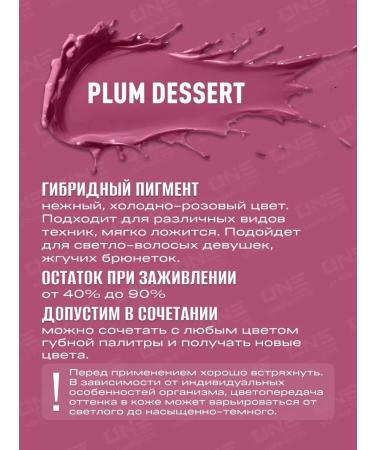 AS COMPANY BY ALINA SHAKHOVA As plum dessert Shahova pigment for lips tattoo 6ml - Buy Online on GoSupps.com