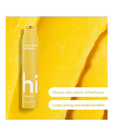 Hismile Toothpaste with the taste of mango sorbet - Buy Online on GoSupps.com