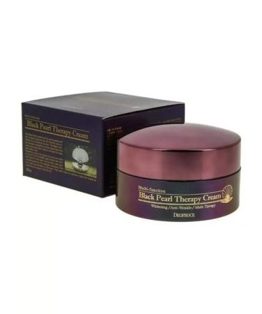 DEOPROCE Rejuvenating face cream with black pearls