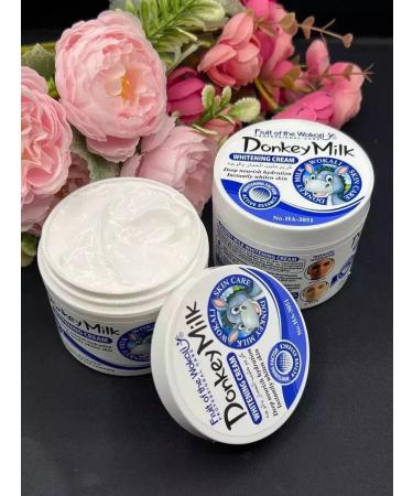 Cosmetics Face and body cream whitening with donkey milk