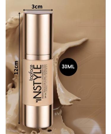 TopFace INSTYLE Tonal Cream tone No. 001 PT463 - Buy Online on GoSupps.com