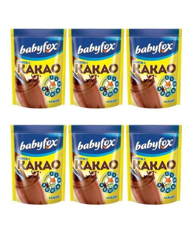 Babyfox Drink with cocoa fast -and -detailed 6 units at 135 grams