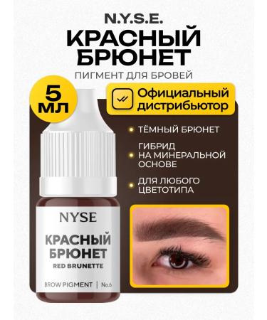 AP GROUP NYSE No. 6 Mineral pigment for eyebrows of the eyelids Brunet N.Y.S.E