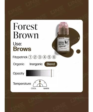 Perma Blend Pigment of eyebrows Permelend Forest Brown Tattoo Age 15ml - Buy Online on GoSupps.com