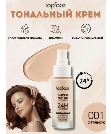 TopFace Tonal cream Super Match Foundation 24H No. 001 PT475