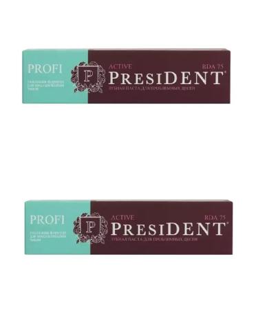 President Profi Active Toothpaste 100ml - 2 pcs