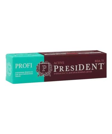 President Profi Toothpaste Active 100ml - 3 pcs - Buy Online on GoSupps.com
