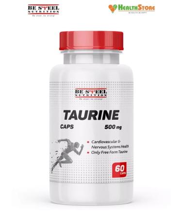 Be Steel Nutrition Taurin vitamins for heart and energy 60 capsules